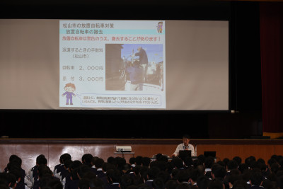 交通安全教室の様子②