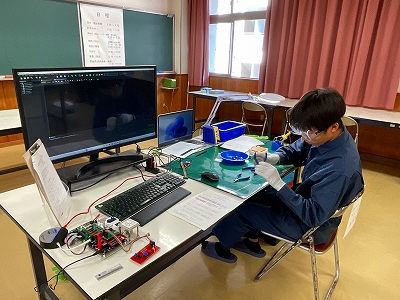競技の様子①