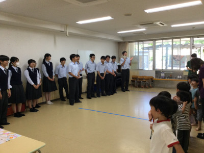 年中クラス交流の様子