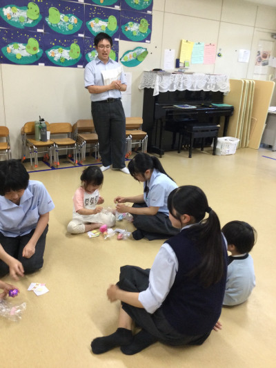 宝探しゲームの様子