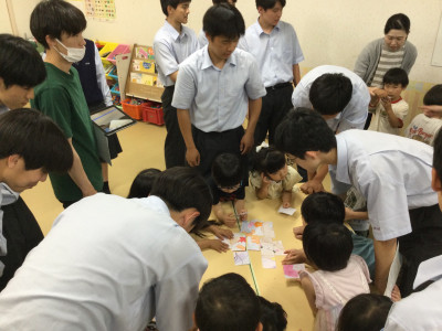 手作りパズルの様子