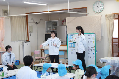 尿素実験の様子①