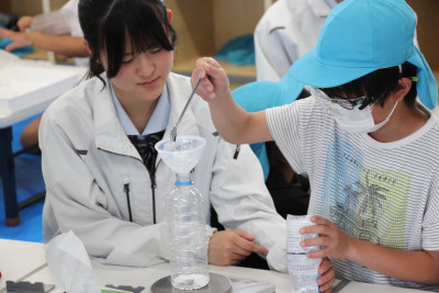噴火実験の様子②