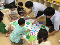 年少の制作風景