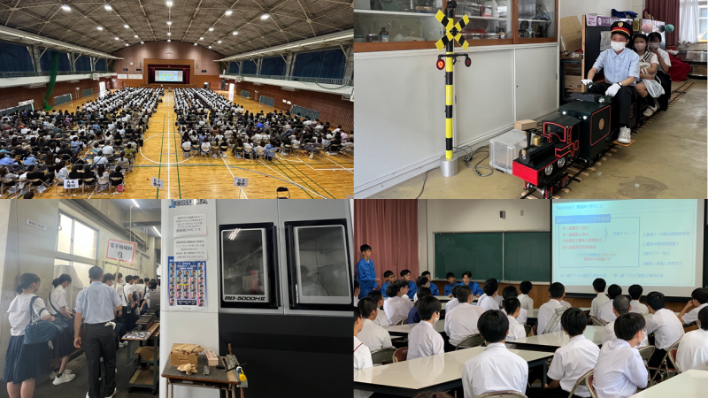 中学生向け学校説明会の様子1