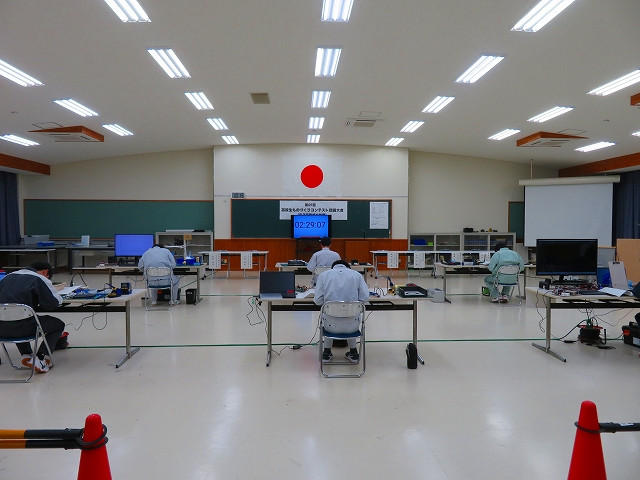 競技会場の様子
