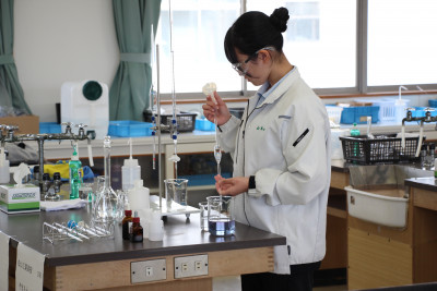 分析作業の様子①