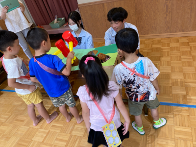 もぐらたたきの様子