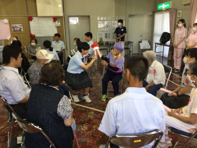 ハラハラ紙皿移し