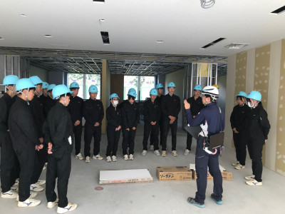 県庁第二別館の現場見学