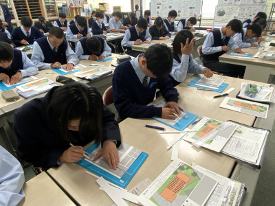 光の教会 模型製作の様子