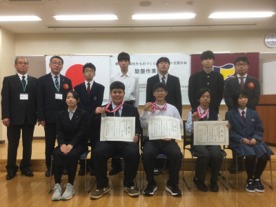 出場選手との集合写真