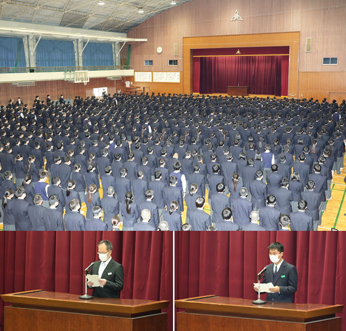 2学期終業式の様子