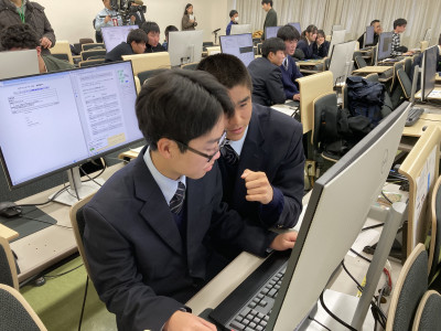 競技中の様子②