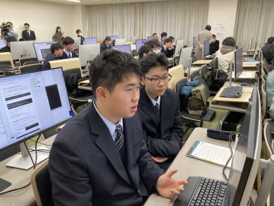 競技中の様子①