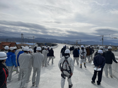 大規模土木工事の見学