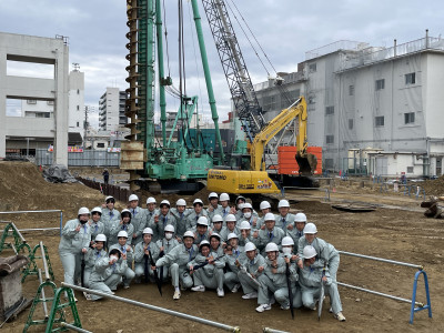 松山南高校本館新築工事 現場見学の様子④