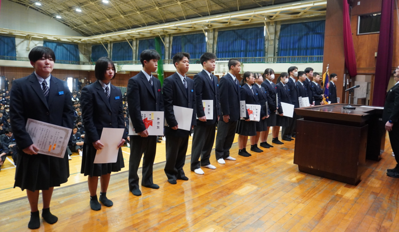 表彰伝達の様子