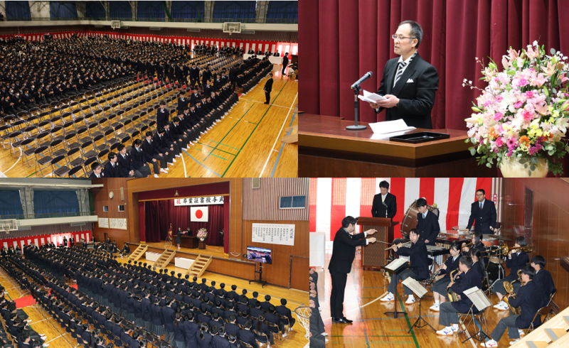 卒業証書授与の様子