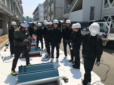アーク溶接・折版体験