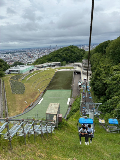 大倉山ジャンプ競技場見学１
