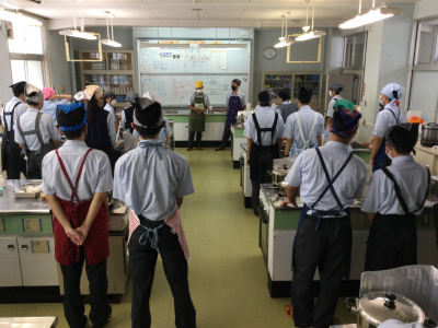 料理講習会の説明
