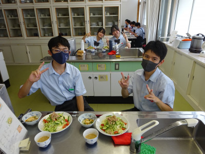 ３班の試食