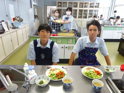 ５班の試食