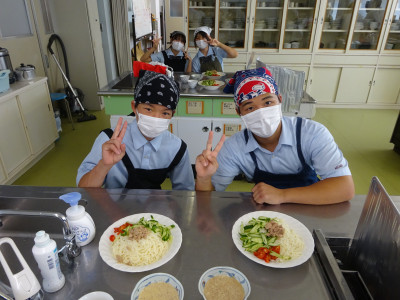 ７班の試食