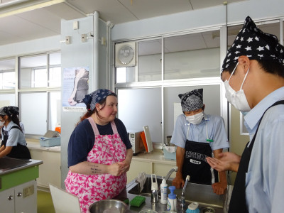 ８班の調理