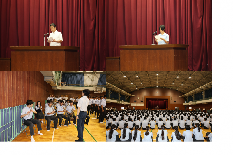 １学期終業式