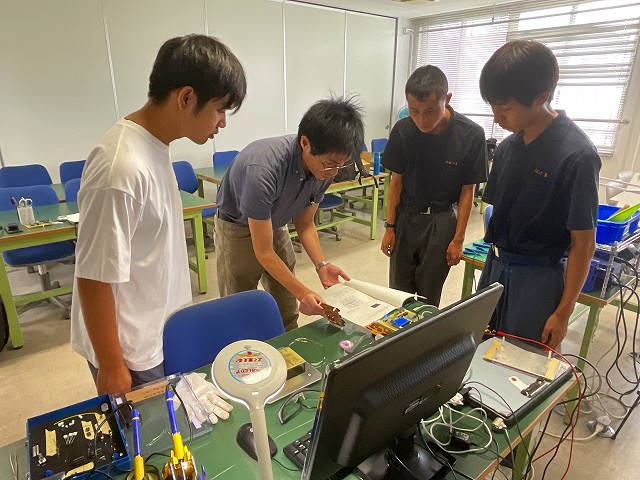 はんだ付けの練習