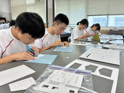 模型製作の様子